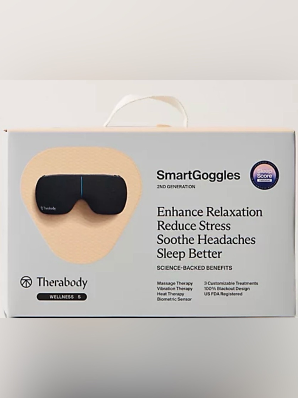 Therabody SmartGoggles 2nd Gen Heated Eye & Temple Massage